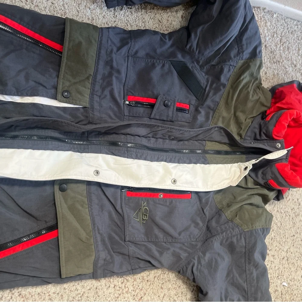 VNTG Men’s Large CB Sports Lassen Anorak Reinforced Jacket Winter Snow Parka Ski